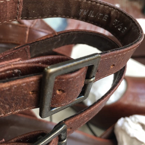 Steve Madden NWOB size 6 1/2 Twilite brown leather - Picture 4 of 8